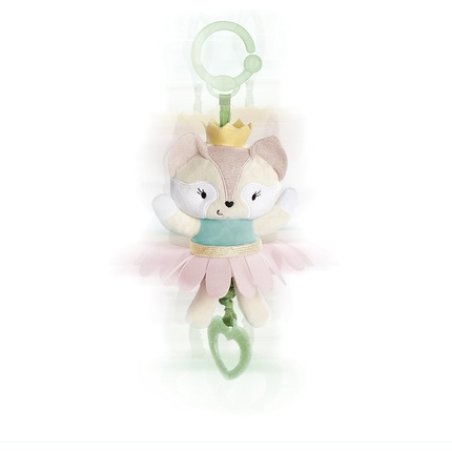 Bright Starts Princess Pirouette Easy Travel Plush Takealong Toy For Newborns And Up