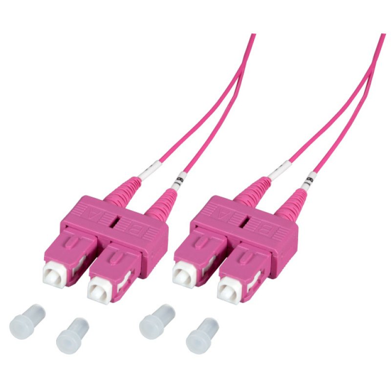 EFB Duplex Patchkabel SC-SC OM4 10m LSZH 1,2mm erikaviolett