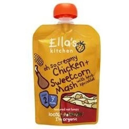 Ellas Kitchen S2 Chicken N Sweetcorn Mash 130g X 6 Pack Of 6