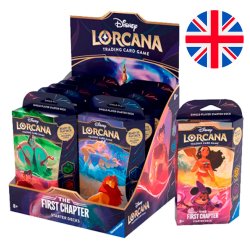 DISNEY - Lorcana - Trading Cards Boite de 12 Starters Vague 1 - UK