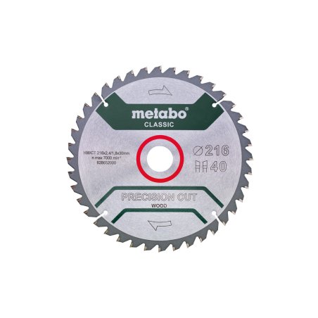 Metabo PrecisionCutClassic 216x30 40WZ 5°neg/ B