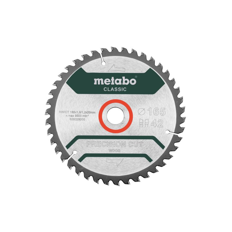 Metabo 628026000 lame de scie circulaire 16,5 cm 1 pièce(s)