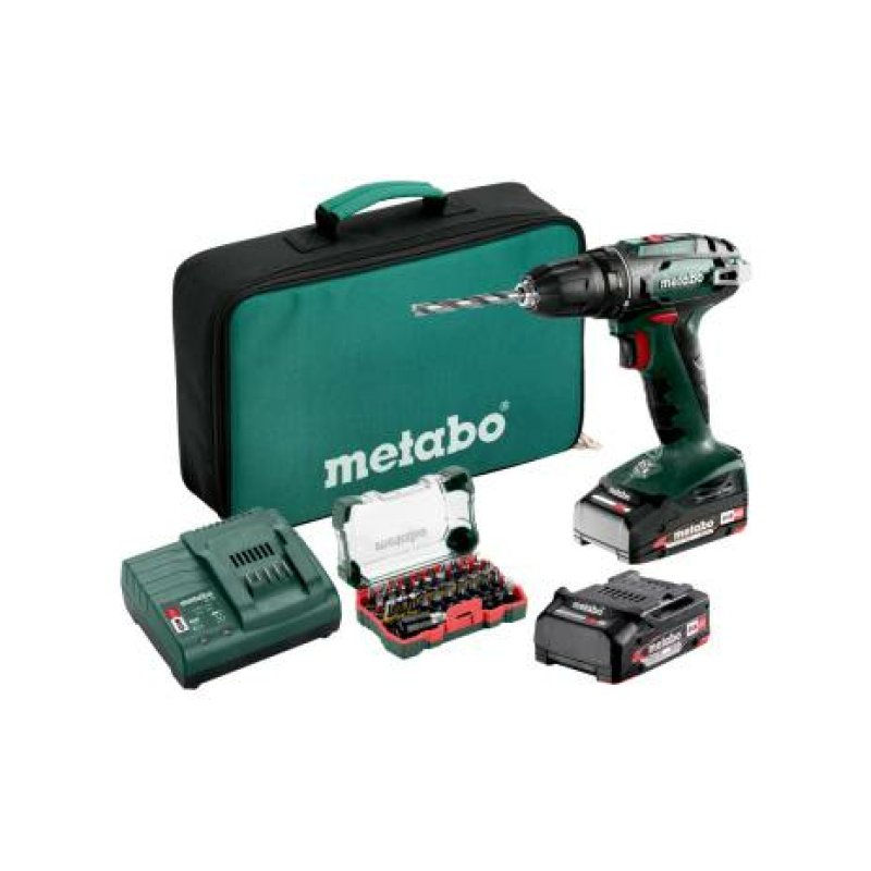 Metabo BS 18 1600 RPM Keyless 1.3 kg Black, Green