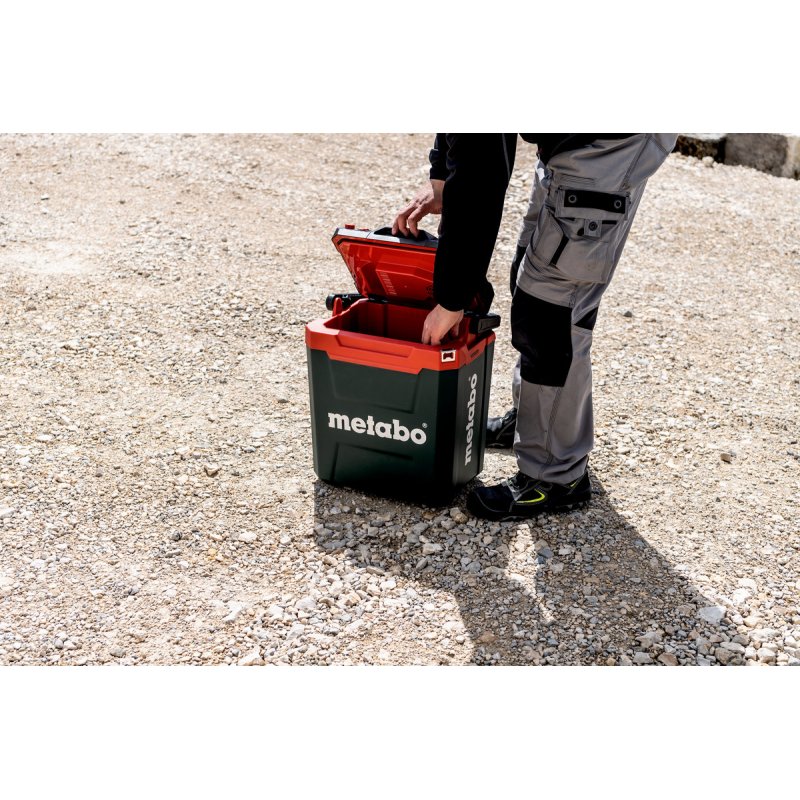 Metabo KB 18 BL glacière 24 L Noir, Vert, Rouge