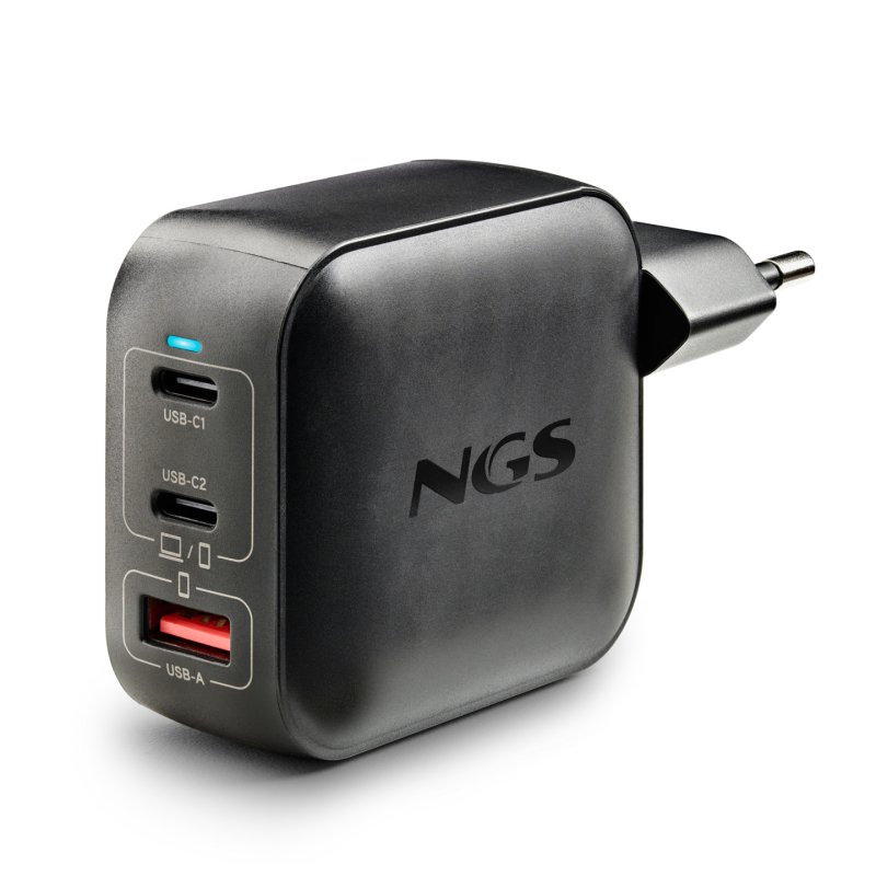 NGS NGS-ACCESORIOS-0289 mobile device charger Universal Black AC Fast charging Indoor