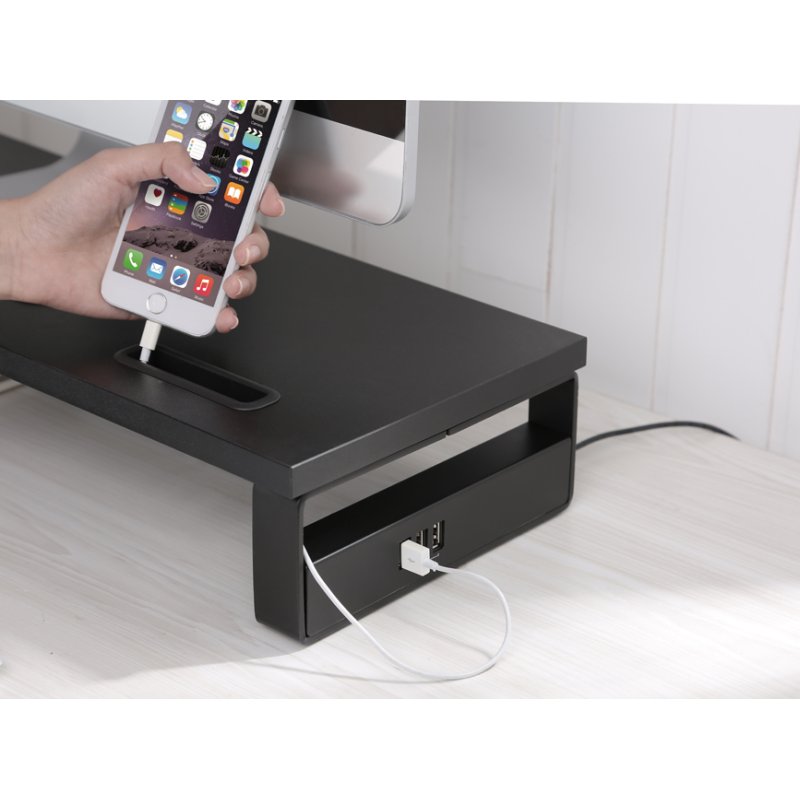 Equip 650881 Support de moniteur de bureau avec USB