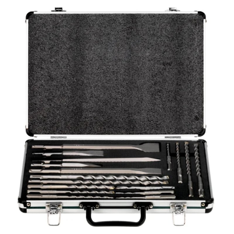 Metabo SDS-plus Bohrer-/Meisselset SP,17teilig, im Alukoffer