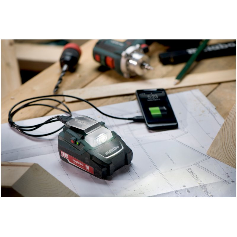 Metabo PA 14.4-18 LED-USB * Akku Power Adapter