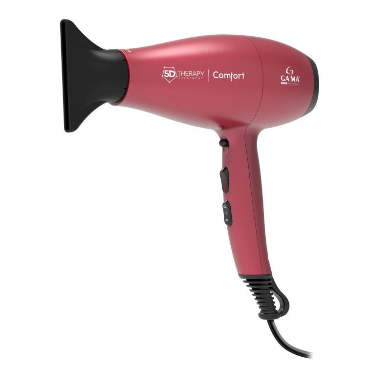 GA.MA 5D Therapy Comfort Halogen hair dryer 2200 W Red