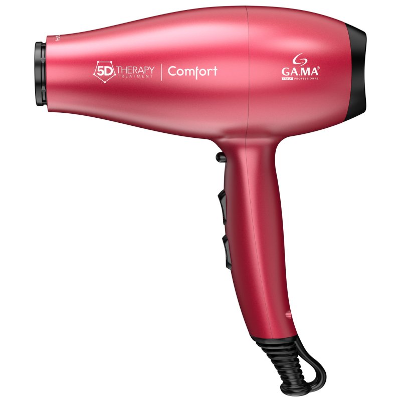 GA.MA 5D Therapy Comfort Halogen sèche-cheveux 2200 W Rouge