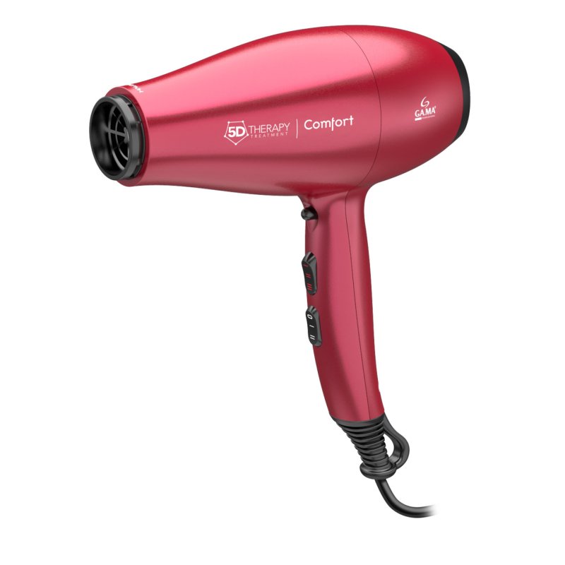 GA.MA 5D Therapy Comfort Halogen hair dryer 2200 W Red