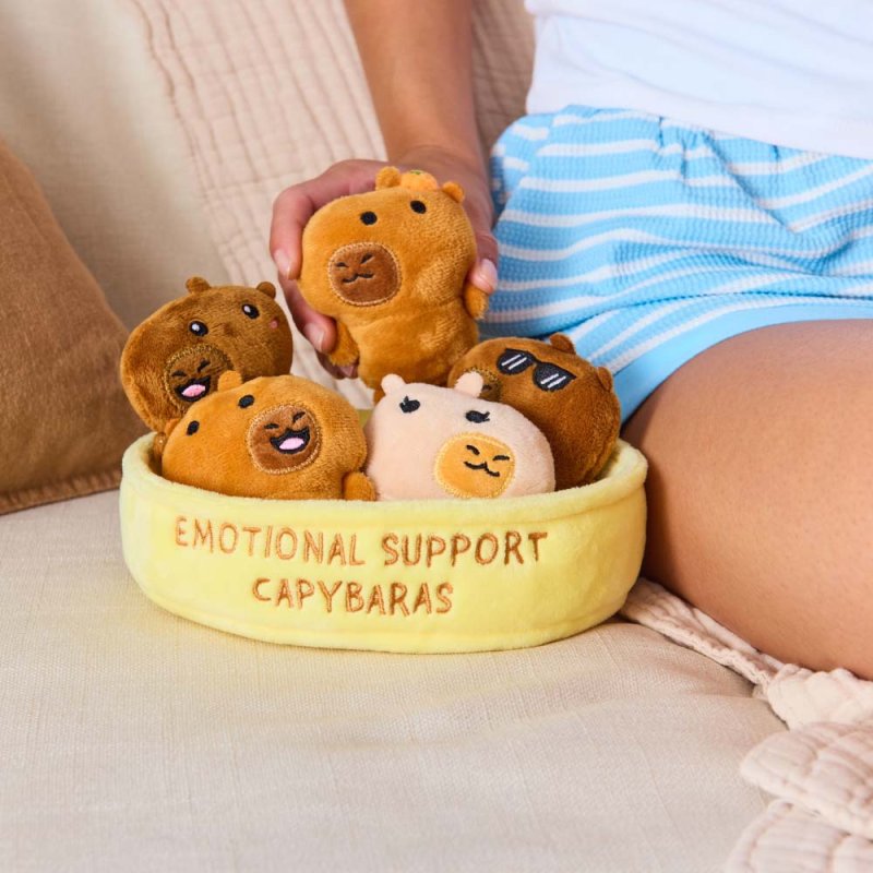 Relatable Emotional Support Plush Figure Capybaras