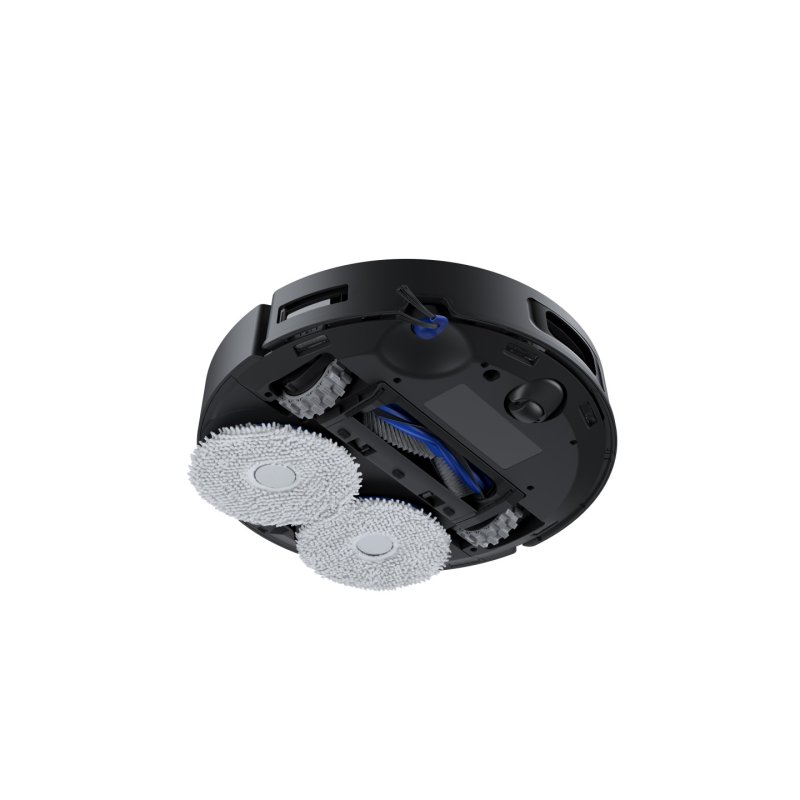 ECOVACS DEEBOT T30e OMNI Saugroboter Schwarz All-in-One-Reinigungsstation, 25.000 Pa Saugleistung, ZeroTangle 3.0,