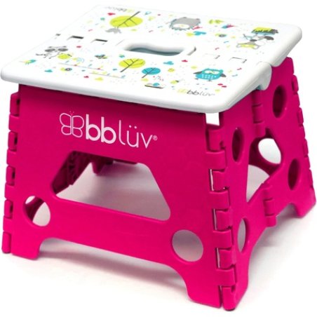 Bbluv Step Safe One-Hand Folding Step Stool for Kids