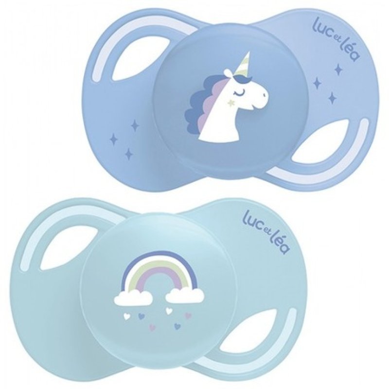 Luc et Léa Anatomically Shaped Pacifiers - Pack of 2