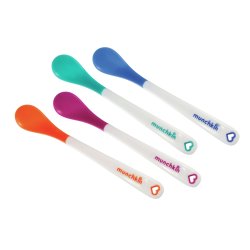 Munchkin White Hot Toddler & Baby Spoons with Colour Changing Heat Alert