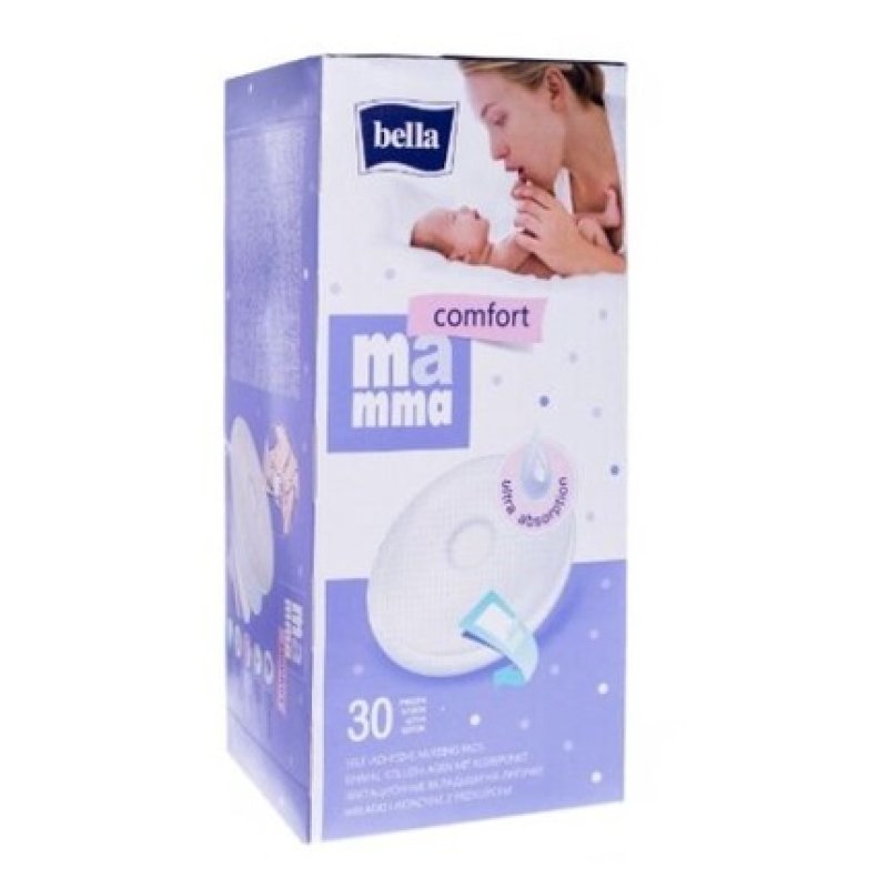 Bella Mamma Comfort Nursing Pillow Inserts 30 Pcs Ultra Absorbent - Pack of 30