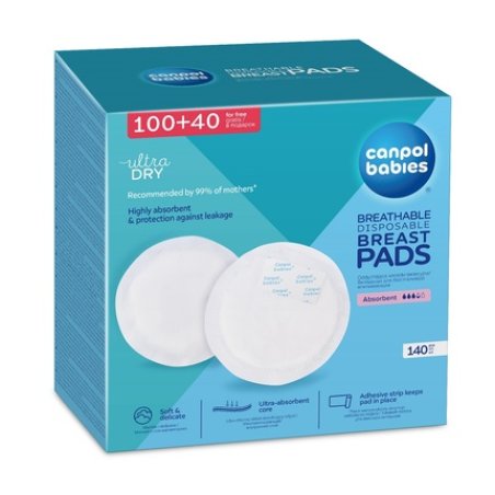 Canpol Babies Adhesive Nursing Pads - 140 Pieces