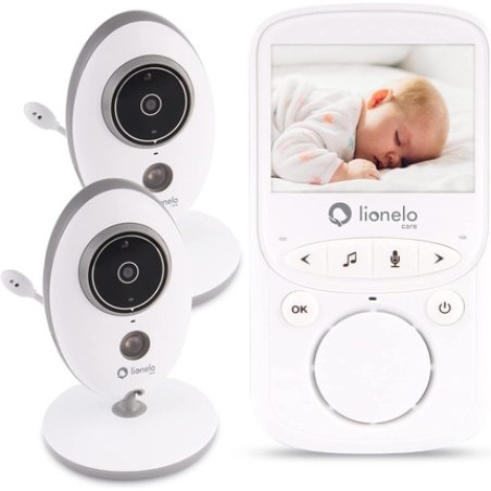 Lionelo Babyline 5.1 Baby Monitor With Camera Two-Way Communication, Range From