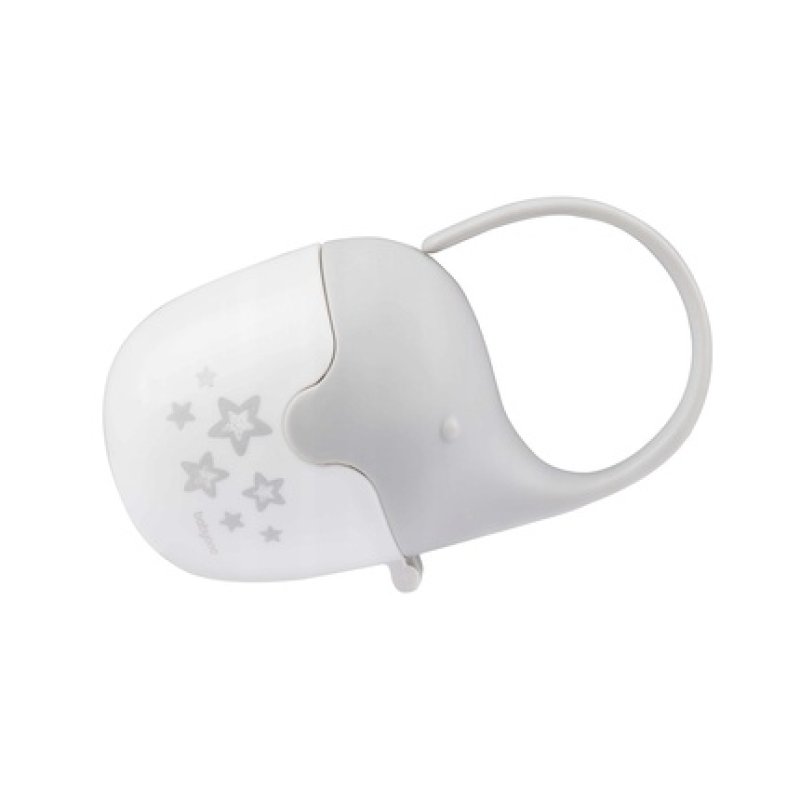 BabyOno Elephant Design Pacifier Gray
