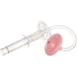 Canpol Babies Silicone Straw With Weights Pink 1 Pc