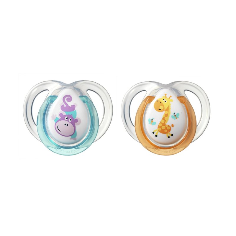 Tommee Tippee Fun Style Dummies with Symmetrical Orthodontic Design BPA-Free