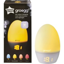 Tommee Tippee GroEgg2 Digital Colour Changing Room Thermometer and Night Light USB Powered
