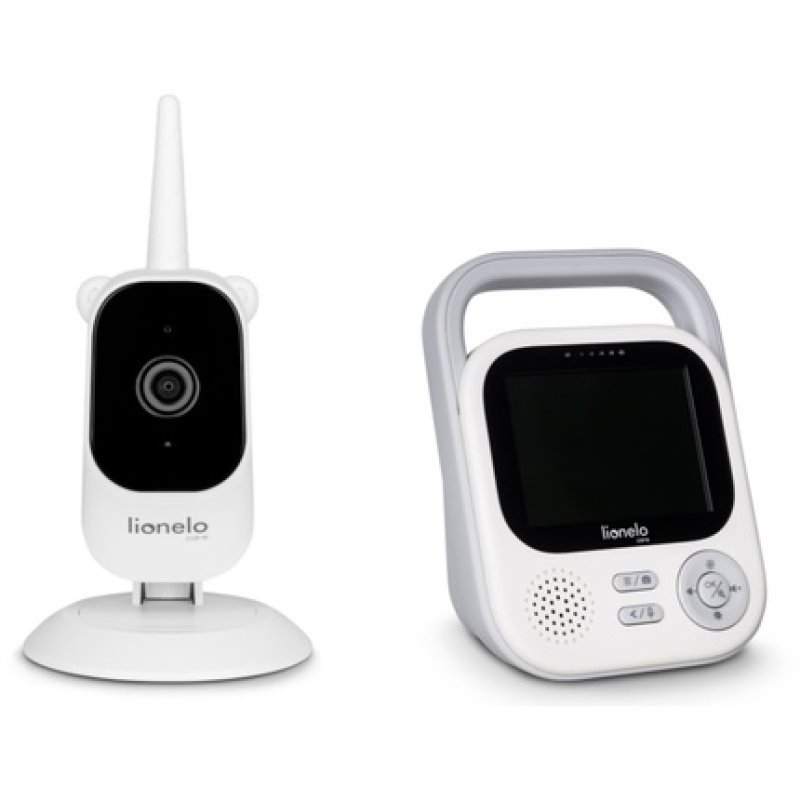 Lionelo Care Babyline 32 Video Baby Monitor White 1 Unit