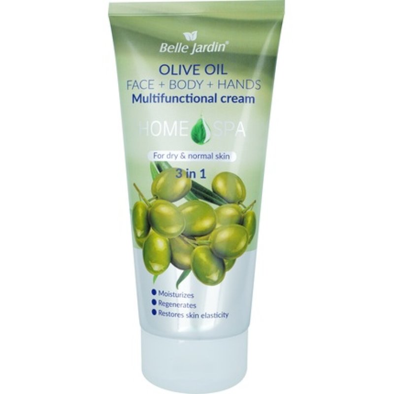 Belle Jardin Home Spa Olive Oil Cream 3 In 1 200 Milliliters