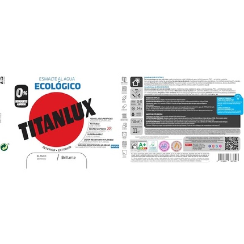 Titanlux Eco Polish Matte Tobacco 750ml