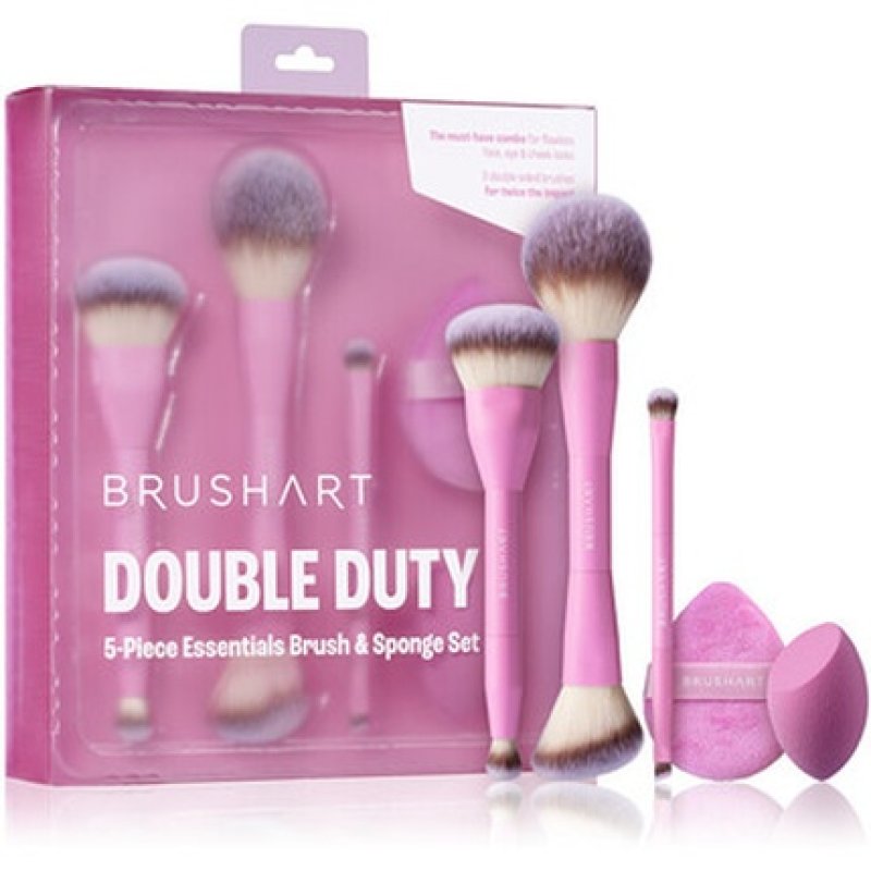 Brushart Double Duty Essentials Brush & Sponge Set