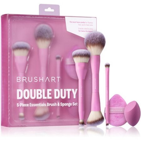 Brushart Double Duty Essentials Brush & Sponge Set