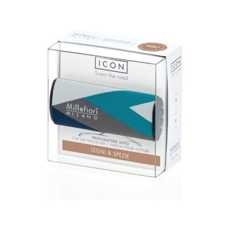 Millefiori Milano Car Fragrance Icon Textil Geometric Wood & Spices