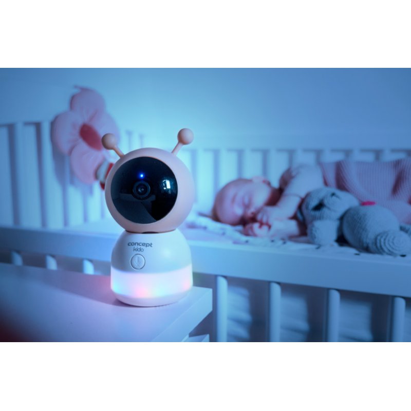 Concept KD4000 moniteur vidéo pour bébé 200 m Wi-Fi Multicolore