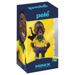 Minix - Football Stars 110A - Brazil 1st Kit - Pele Statue 12cm