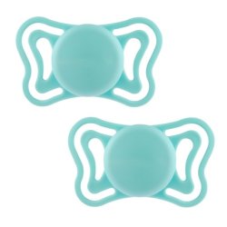 Pacifier Physio Light Solid Colors for 6-16 Months - Pack of 2