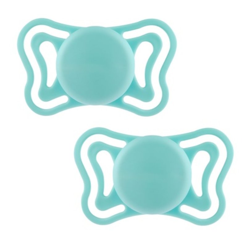 Pacifier Physio Light Solid Colors for 6-16 Months - Pack of 2