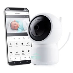 Eta 630690000 babyphone Babyphone numérique 2 canaux Blanc