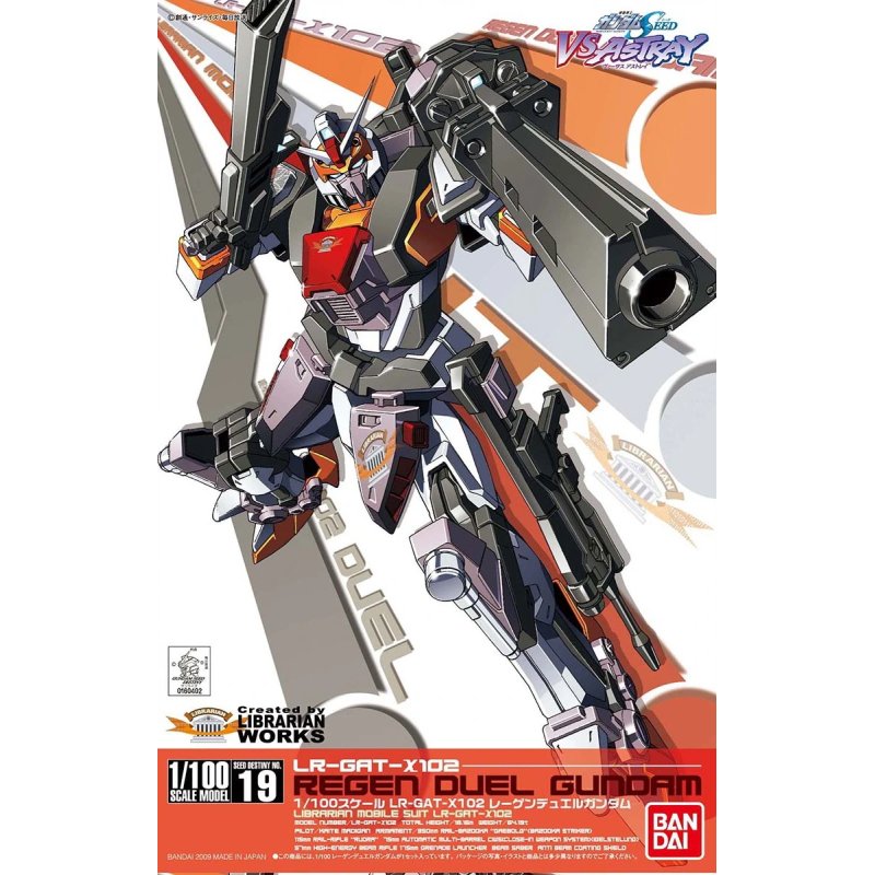 GUNDAM - 1/100 REGEN DUEL GUNDAM - Model Kit