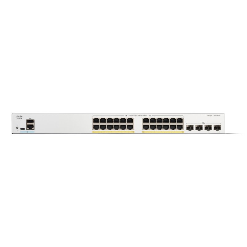 Cisco C1200-24FP-4X-RF commutateur réseau Géré L2/L3 Gigabit Ethernet (10/100/1000) Blanc