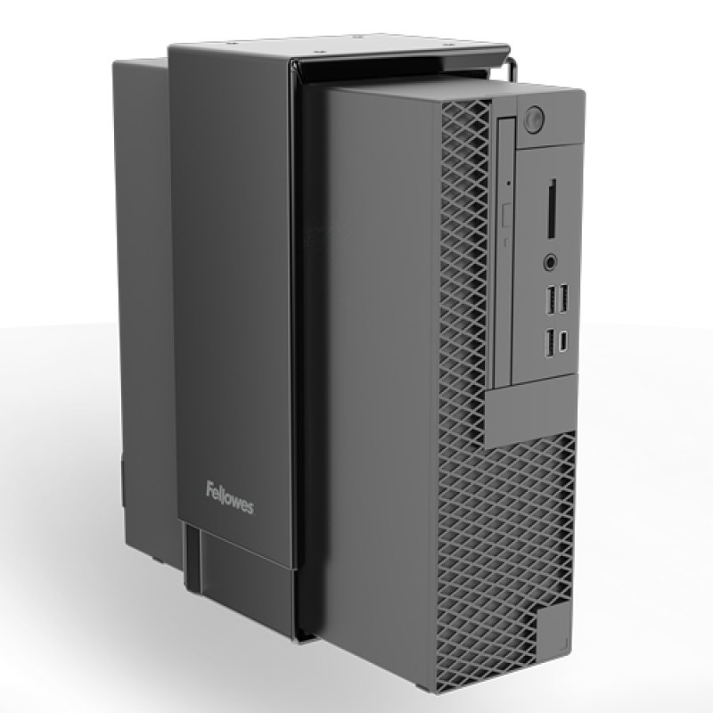 Fellowes 100136875 support pour unité centrale Support de CPU sous le bureau Noir