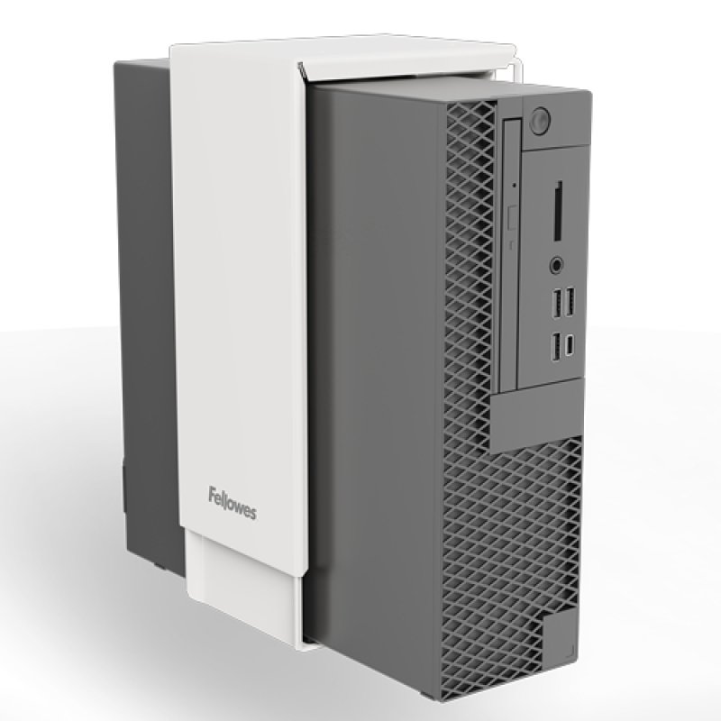 Fellowes - Support UC pour bureau - Blanc - Largeur et longueur réglables