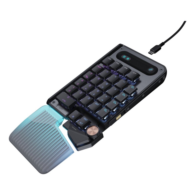 Turtle Beach Command Series KP7 Pavé numérique Gaming. Design programmable Compact avec Barre pour Le Pouce