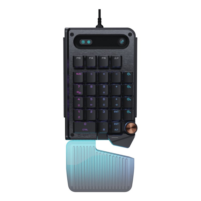 Turtle Beach Command Series KP7 Pavé numérique Gaming. Design programmable Compact avec Barre pour Le Pouce