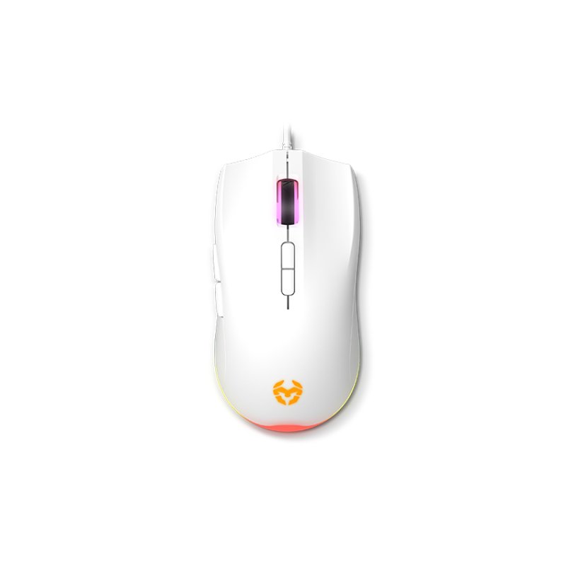 Krom Kenta clavier Souris incluse Gaming USB QWERTY Anglais Blanc