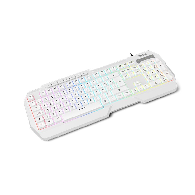 PACK KROM 4 EN 1 RGB KENYA GAMING COMBO BLANCO