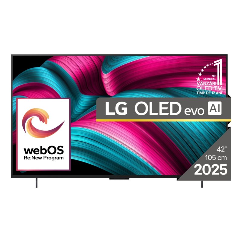 LG OLED evo AI OLED42C51LA TV 106,7 cm (42") 4K Ultra HD Smart TV Wifi Noir