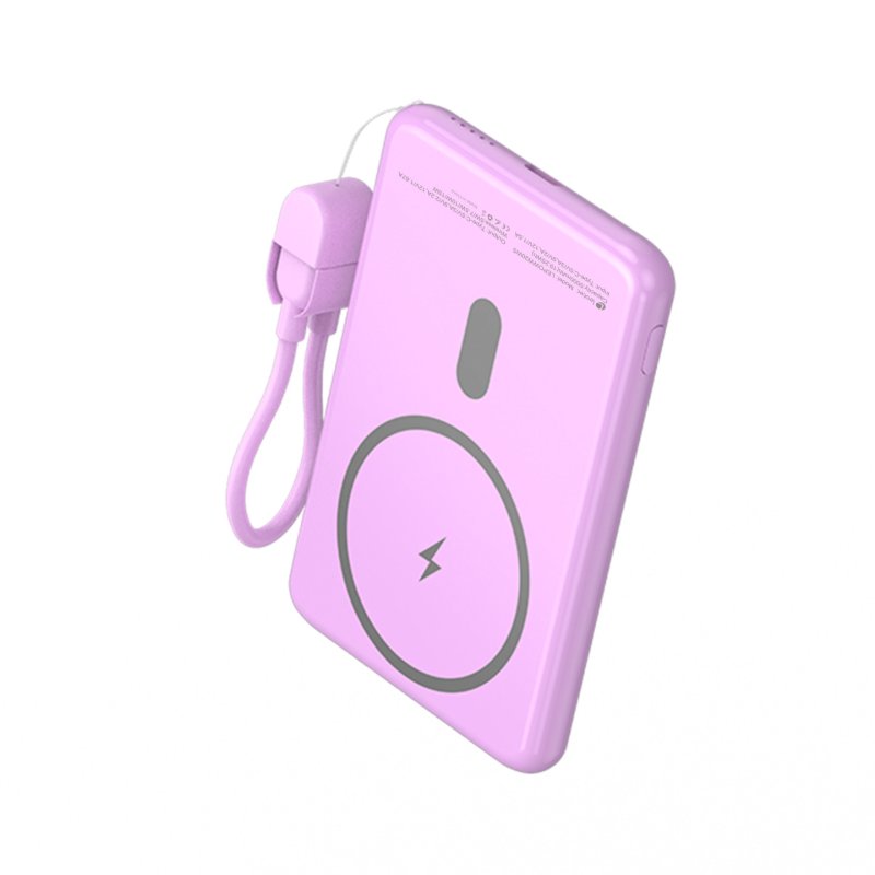 Leotec LEPOWW20W5P power bank Lithium Polymer (LiPo) 5000 mAh Wireless charging Pink