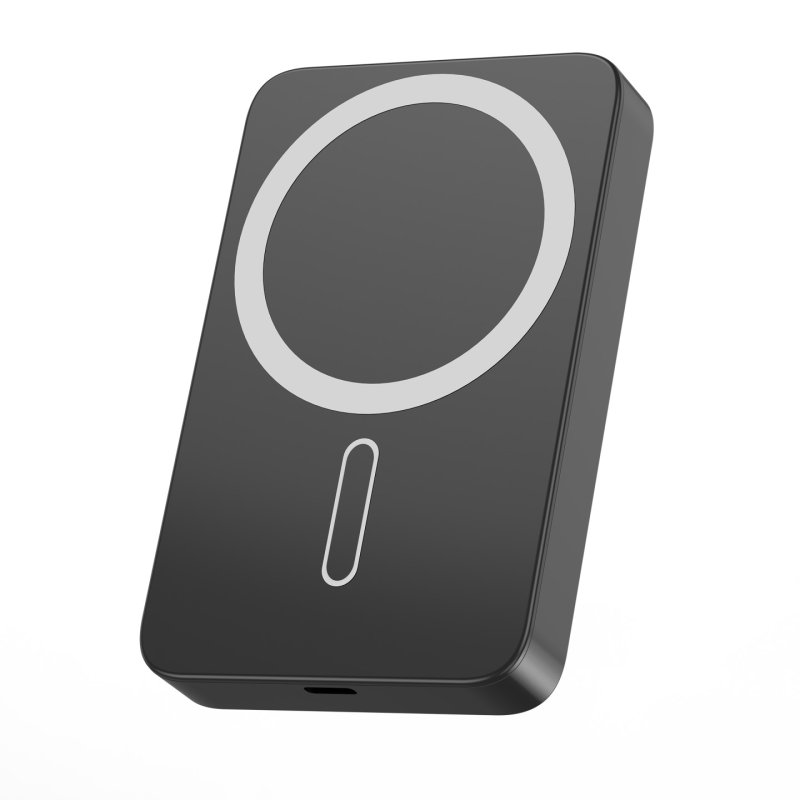 Leotec LEPOWW20W10K banque d'alimentation électrique Lithium Polymère (LiPo) 10000 mAh Recharge sans fil Noir