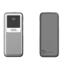 Leotec LEPOW35W10S power bank Lithium Polymer (LiPo) 10000 mAh Black, Grey